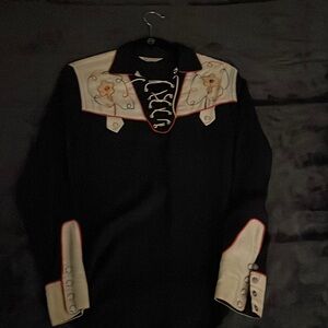 Hand embroidered men’s western wear